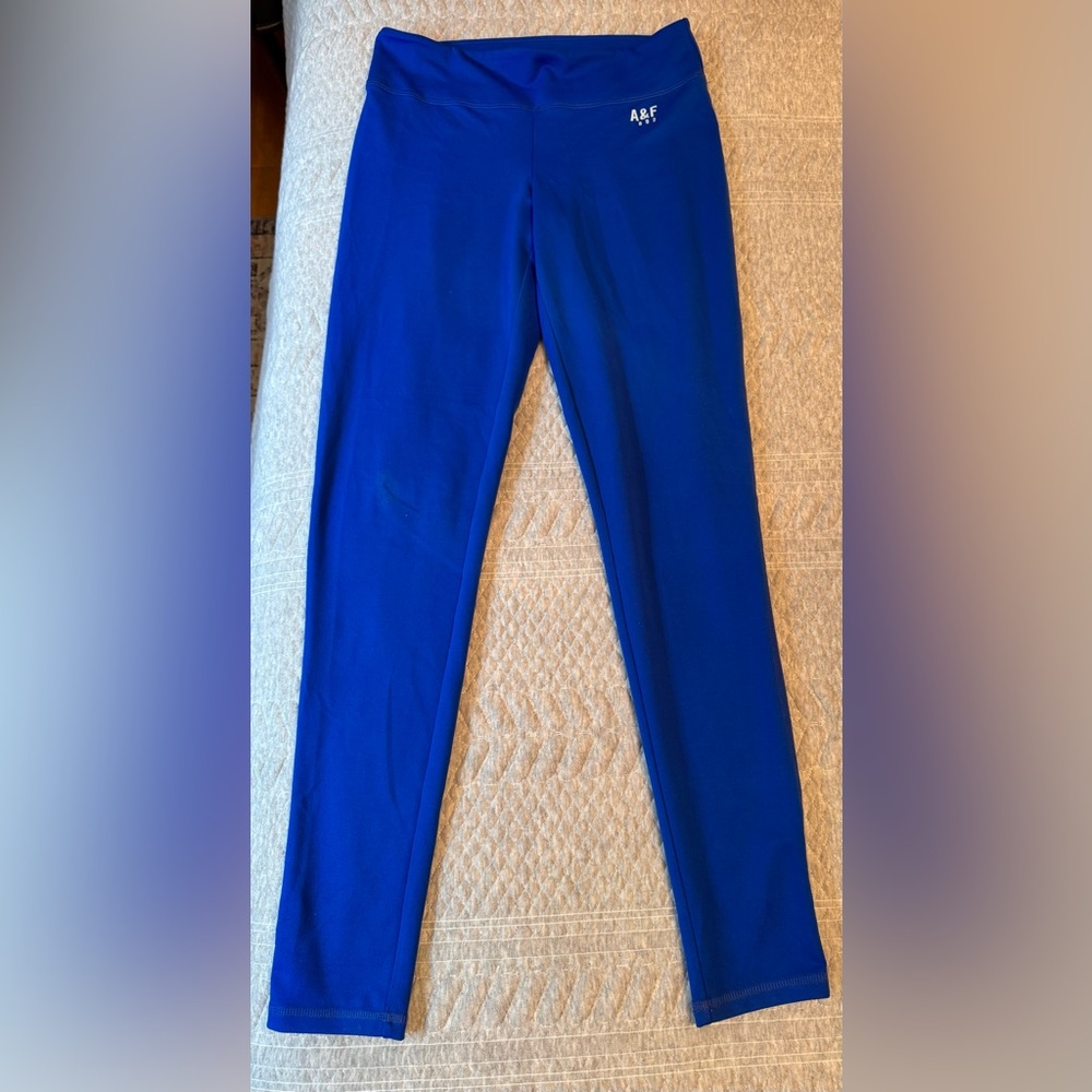 Abercrombie & Fitch Women’s Vibrant Blue Leggings - Small - Picture 2 of 4